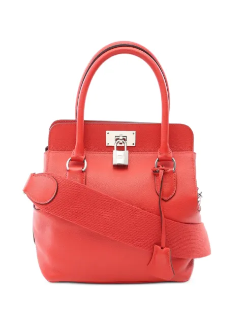 Hermès Pre-Owned 2018 20 Toolbox two-way handbag Red 1084517C