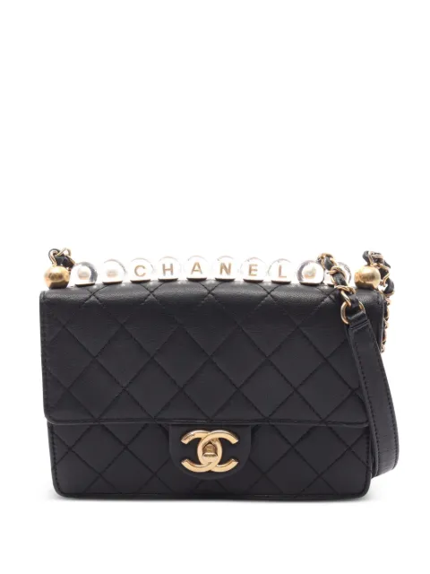 CHANEL Pre-Owned 2019 Matelassé shoulder bag Black 108438029838175