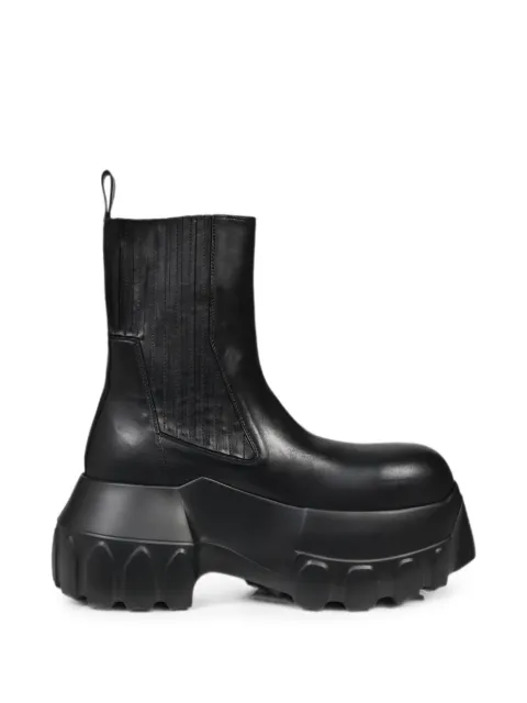 Rick Owens Beatle Mega Tractor elasticated-side chunky-sole boots Black RU02F4860LGYEC