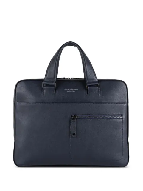 PIQUADRO Bavid leather laptop bag Blue CA4098W86