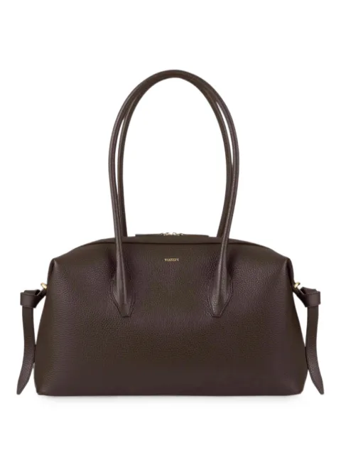 Yuzefi Brioche pebble-grained leather tote bag Brown BRIOCHEDUFFLEPEBBLEESPRESSO