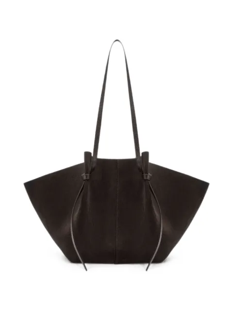 Yuzefi Mochi pleated shoulder bag Brown LARGEMOCHIGANACHE