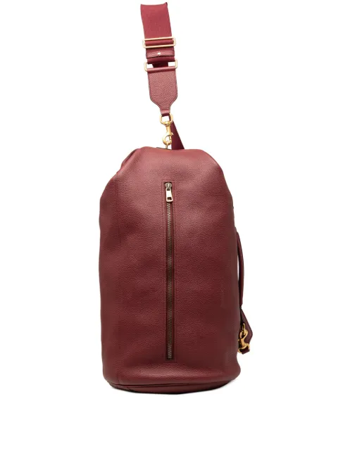 Gucci Pre-Owned 2000-2015 Grained Leather Vertical Zip Sling Bag travel bag Red RMWN25QVIFIKZYV6