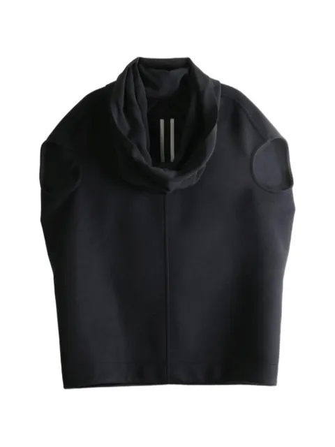 Rick Owens draped-neck sleeveless top Black RP02F5253WMTHY