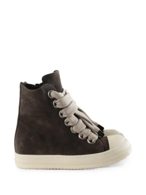 Rick Owens Jumbolace high-top jumbo-lace sneakers Brown RP02F5878LVSW2