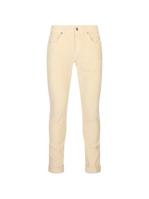 DONDUP corduroy-effect slim-fit trousers Neutrals UP232VS0028UPT0