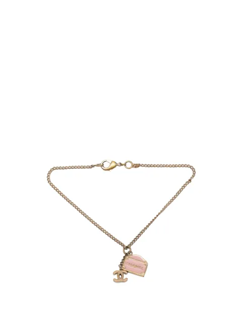 CHANEL Pre-Owned 2006 CC Gold Plated and Enamel 31 Rue Cambon Charm Bracelet costume bracelet Gold PF7431VH31FIZC09
