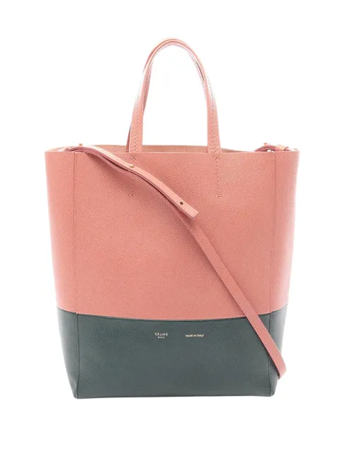 Celine Pre-Owned 2000-2026 Small Leather Vertical Cabas Tote satchel Pink 8R8HSFV830J7M9WG