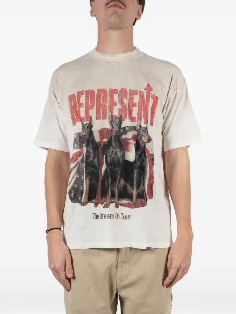 Represent Dream on Tour graphic-print T-shirt Neutrals MLM100593