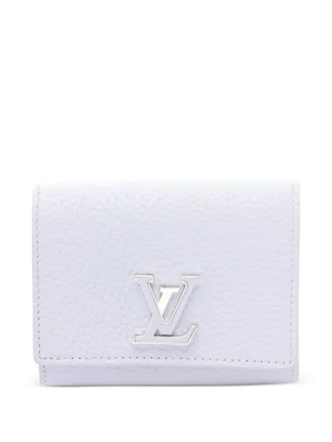 Louis Vuitton Pre-Owned 2021 tiny Capucines bi-fold wallet Blue 1084356