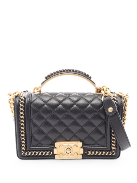 CHANEL Pre-Owned Boy Chanel shoulder bag Black 1084568GEGA2699