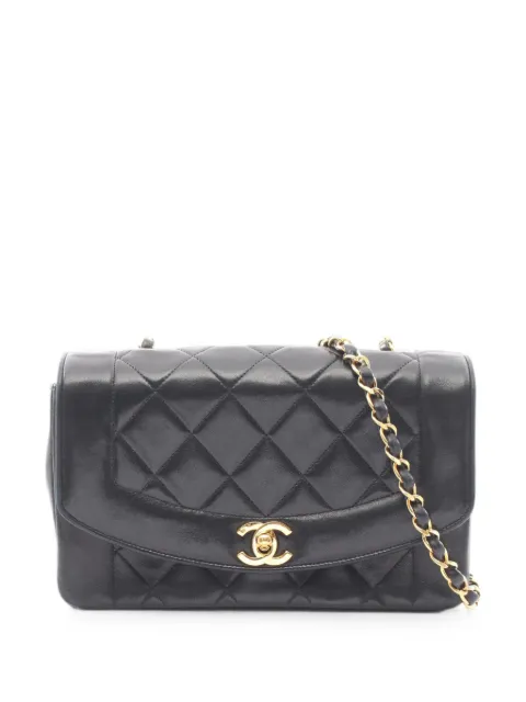 CHANEL Pre-Owned 1991-1994 Diana shoulder bag Black 10848892036898