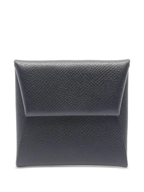 Hermès Pre-Owned 2023 Bastia coin purse Black 1085357B