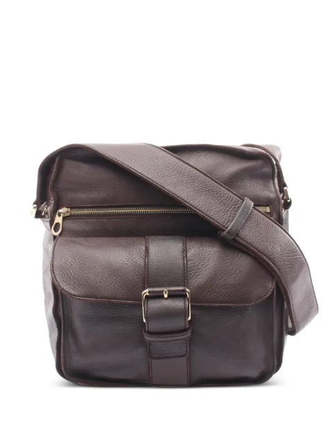 Bottega Veneta Pre-Owned 2000s buckle-strap shoulder bag Brown 1083265