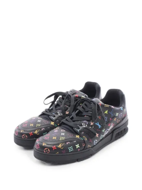 Louis Vuitton Pre-Owned x Takashi Murakami 2024 monogram sneakers Black 1084016VL1214