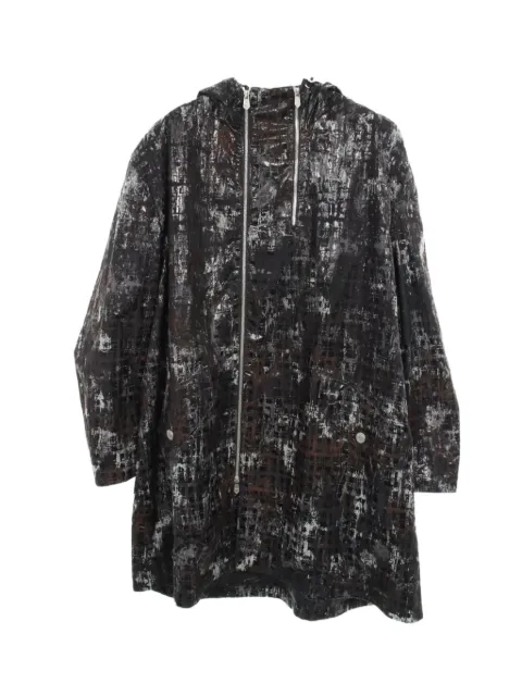Hermès Pre-Owned 2010s Serie button hooded coat Black 1073694