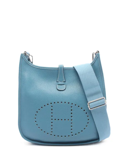Hermès Pre-Owned 2011 PM Evelyn 3 Troyes shoulder bag Blue 1084061OINSQUARE