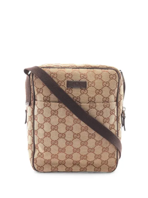 Gucci Pre-Owned 2000s GG canvas cross body bag Neutrals 1083349
