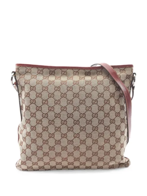 Gucci Pre-Owned 2000s GG canvas shoulder bag Neutrals 1083806