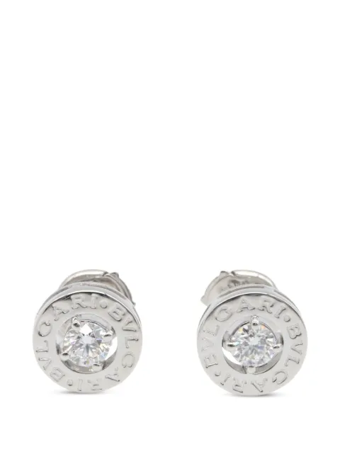 Bvlgari Pre-Owned 2010s Bulgari Bulgari diamond earrings Silver 1082891