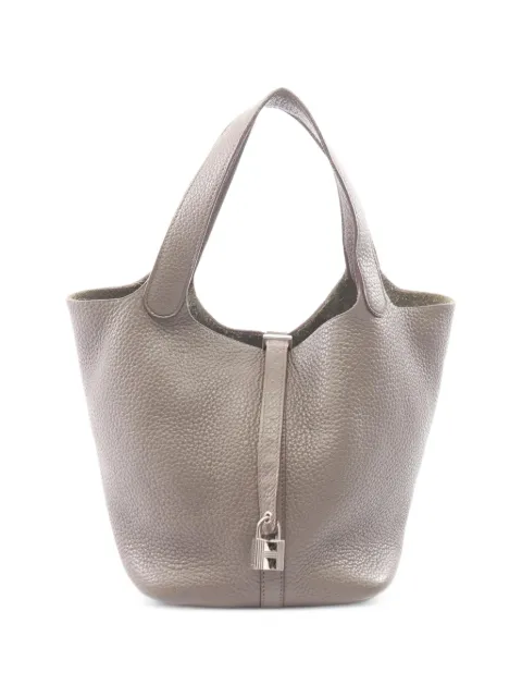Hermès Pre-Owned 2013 MM Picotin Lock tote bag Grey 1084600