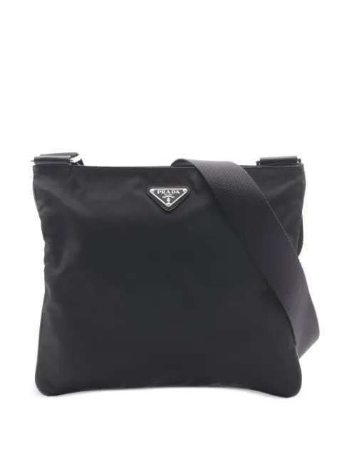 Prada Pre-Owned 2010s logo shoulder bag Black 1084803