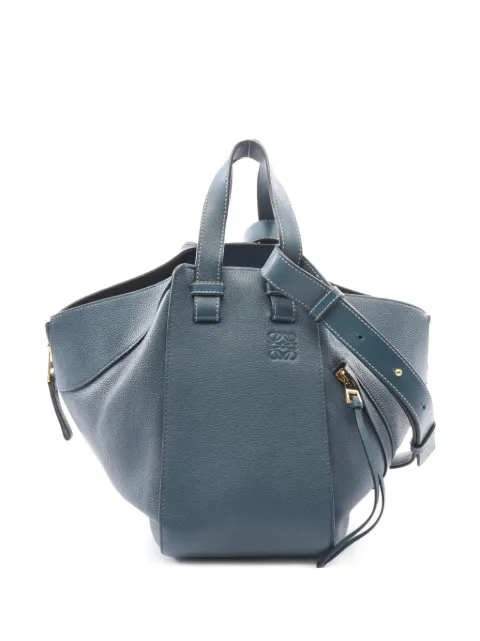Loewe Pre-Owned 2000s small Hammock leather tote bag Blue 1084873