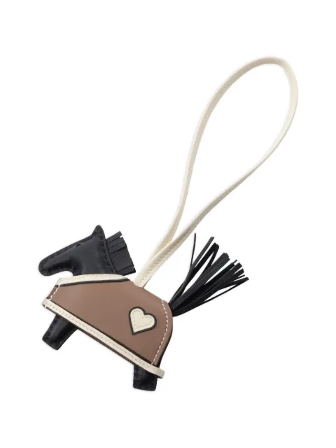 Hermès Pre-Owned 2026 PM Rodeo Coeur bag charm Brown 1085441G