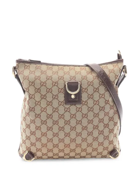 Gucci Pre-Owned 2000s Abby GG canvas shoulder bag Neutrals 1084589