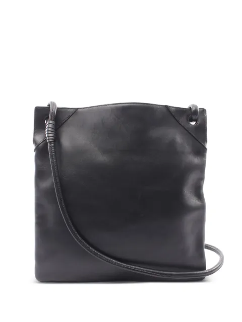 Bottega Veneta Pre-Owned 2000s leather shoulder bag Black 1083225