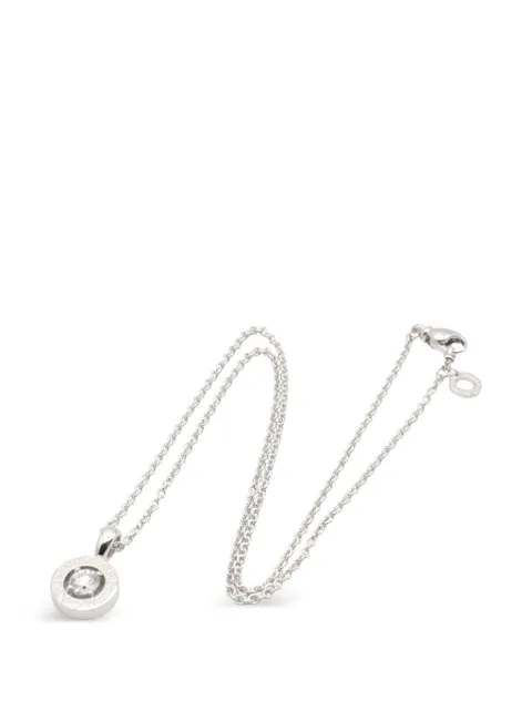 Bvlgari Pre-Owned 2010s Bulgari Bulgari diamond necklace Silver 1082873