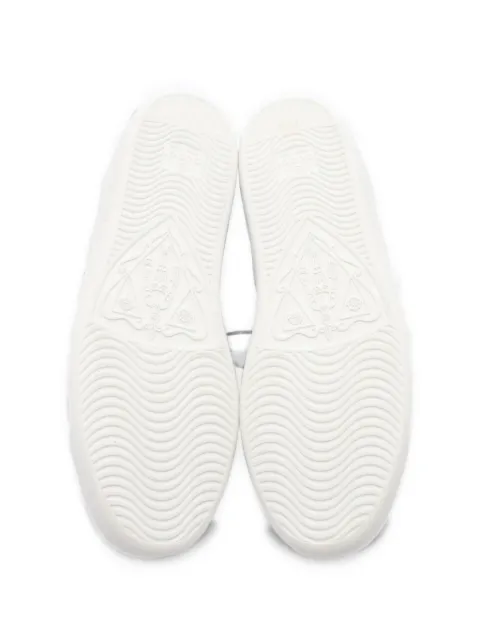 Gucci Pre-Owned 2010s bee Web stripe sneakers White 1084039
