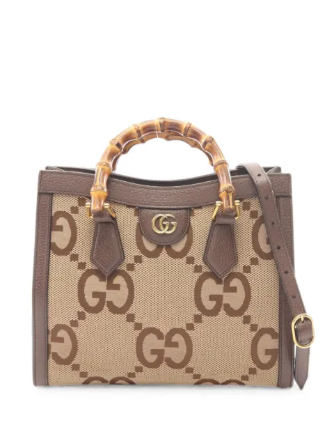 Gucci Pre-Owned 2010s Diana Jumbo GG tote bag Neutrals 1085584