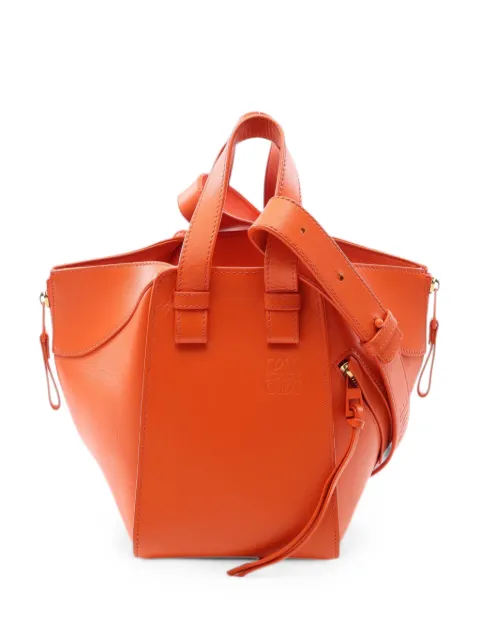 Loewe Pre-Owned 2000s Hammock leather two-way handbag Orange 1084898