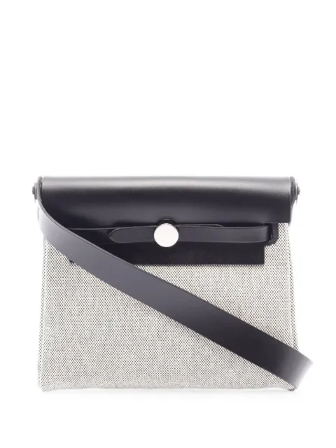 Hermès Pre-Owned 2025 mini Herbag Zip cross body bag Grey 1084720K