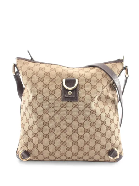 Gucci Pre-Owned 2000s Abby GG canvas shoulder bag Neutrals 1085582