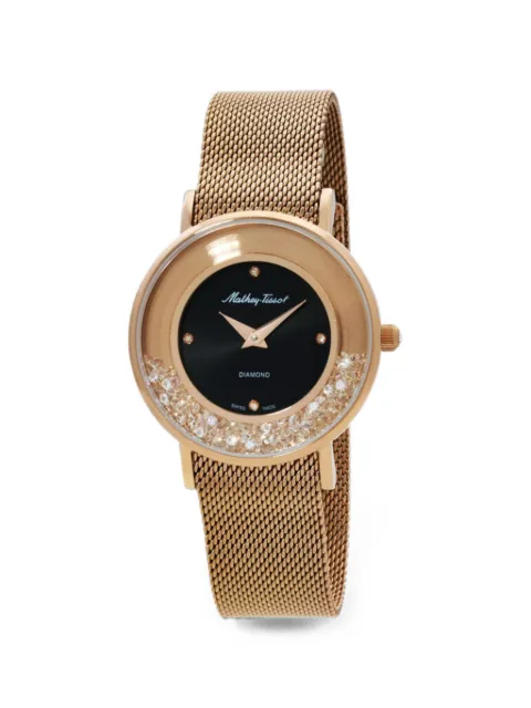 Tissot Electra mesh-strap 32mm watch Black D983SPN