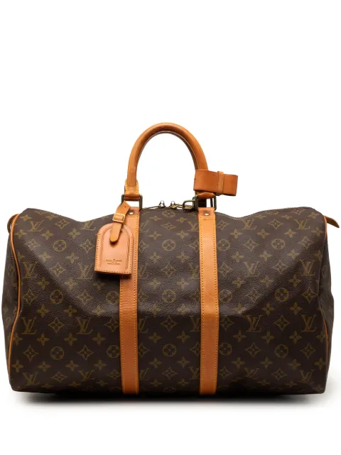 Louis Vuitton Pre-Owned 1987 Monogram Keepall 45 travel bag Brown M0CDOIJUE4AOLBCO