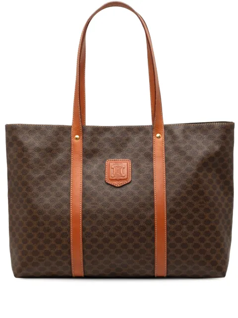 Celine Pre-Owned 1997 Macadam Coated Canvas tote bag Brown 8AOC17QZ9IAK6QXH