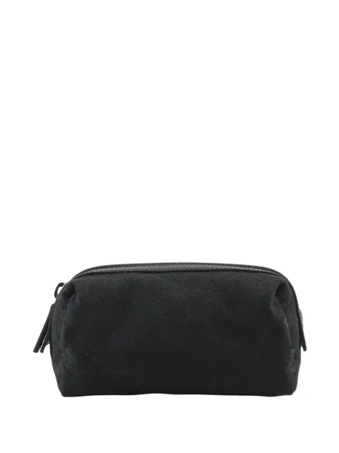 Gucci Pre-Owned 2000-2015 GG Canvas pouch Black ARUH37DTT653ZJ4T