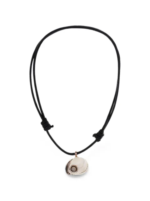 Dezso Edul Shell polki-diamond necklace Pink WULPKDMECLASSIC