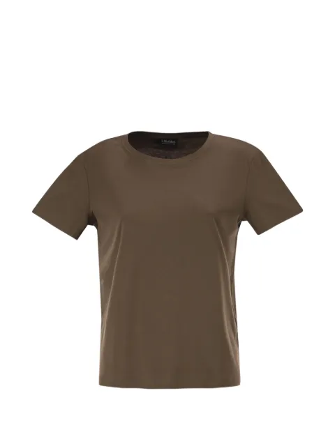 'S Max Mara embroidered T-shirt Brown 26299760116