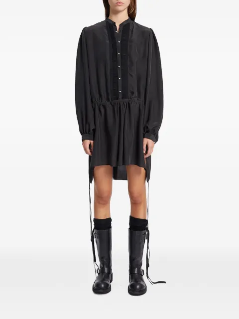Ann Demeulemeester Noek ruffled silk mini dress Black B0013955FA731