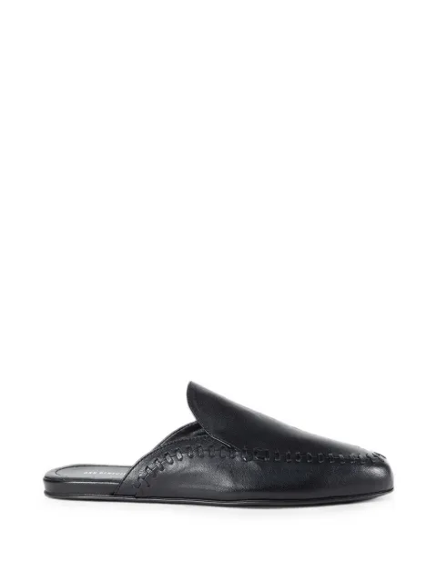 Ann Demeulemeester whipstitch-detail mules Black B0013847LT183