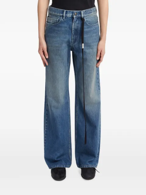Ann Demeulemeester stonewashed wide-leg jeans Blue B0013624FA720
