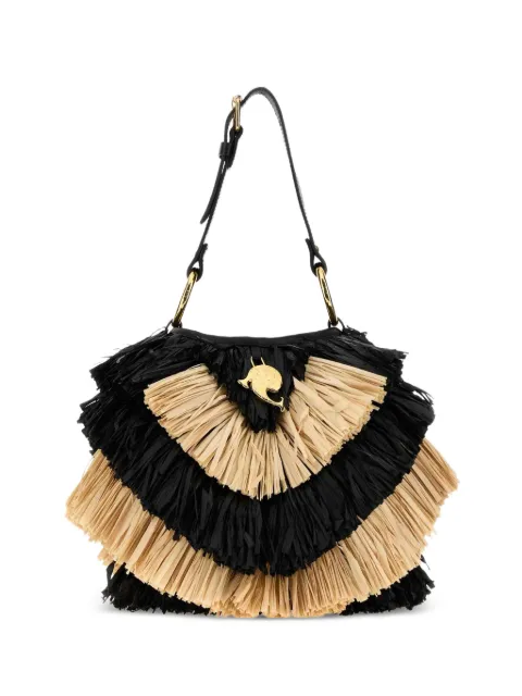 PUCCI Capriccio raffia tote bag Black 6HBC106H010