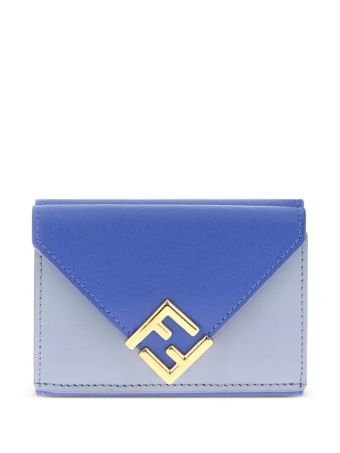 FENDI FF Diamonds trifold wallet Blue 8M0559