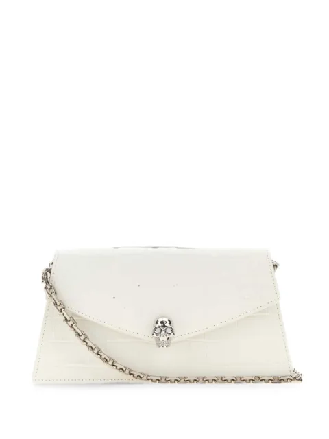 Alexander McQueen mini Skull cross body bag White 8746981HBT2