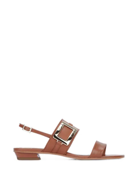Roger Vivier Belle Vivier buckle leather sandals Brown RVW81644930BSS