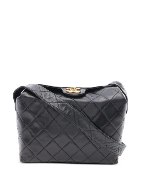 CHANEL Pre-Owned 1991-1994 Matelassé shoulder bag Black 10848722328544
